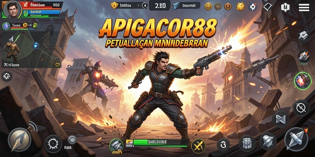 Tampilan gameplay mendebarkan dalam APIGACOR88 yang penuh aksi.