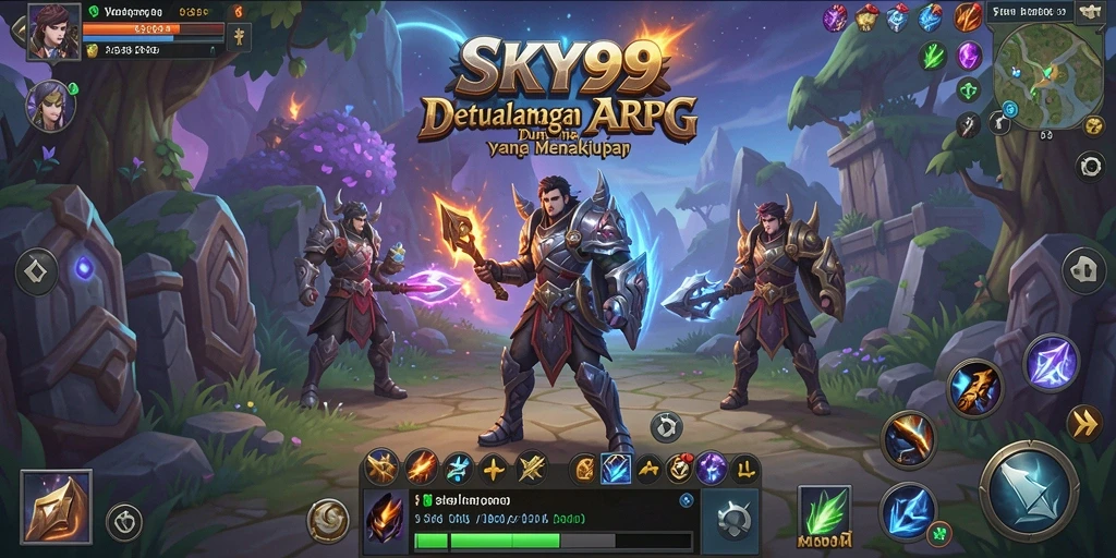 Gameplay seru dalam dunia ARPG penuh petualangan.