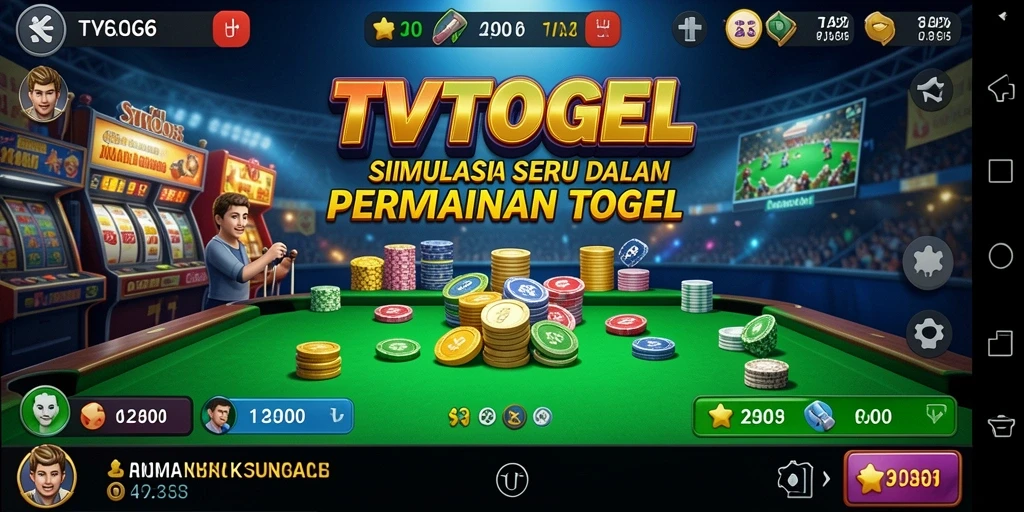 Tampilan gameplay TVTOGEL yang menarik dan interaktif.